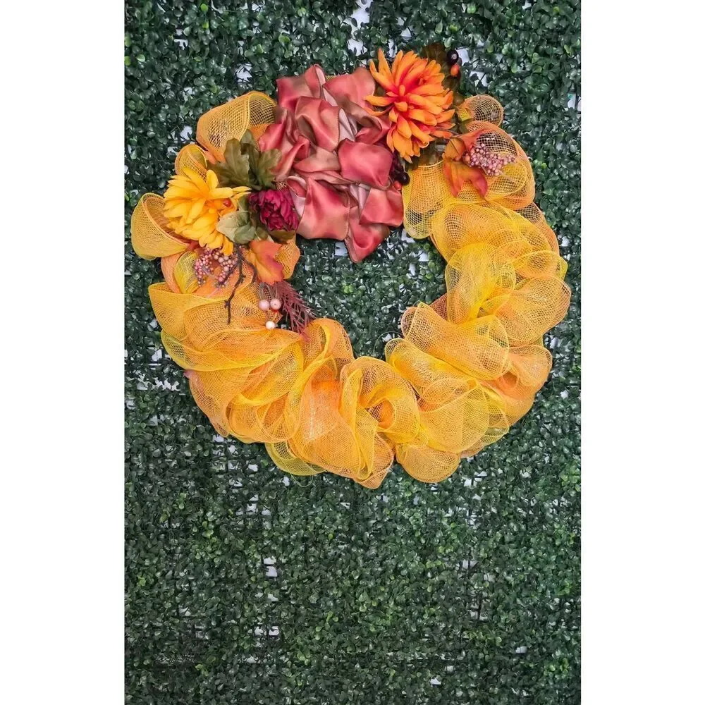 Autumn tulle wreath